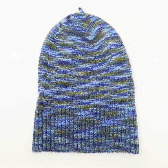 New Echo Blue & Green Space Dye Beanie - Picture 2 of 3